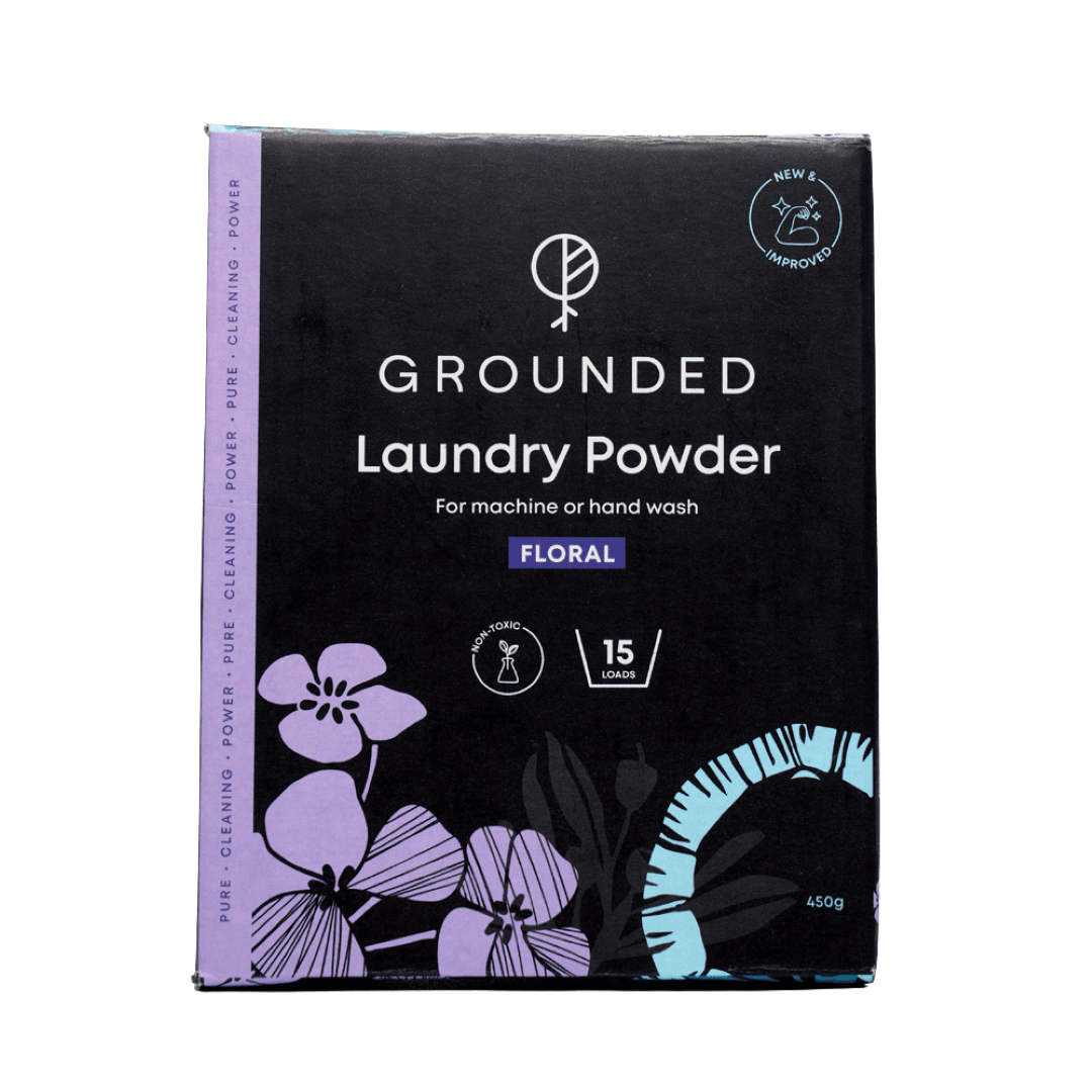 GROUNDED LAUNDRY POWDER FLORAL 450G